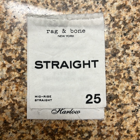 Rag & Bone 
Harlow Rhinestone Straight Leg Jeans in Everly Jewel - Picture 3 of 7